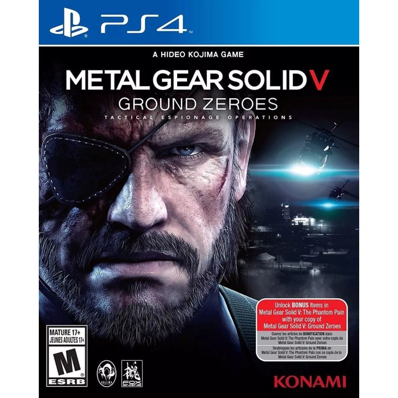 Metal Gear Solid V 5 Ground Zeroes PS4 Primaria