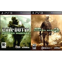 Call of Duty Modern Warfare 1 y 2 PS3