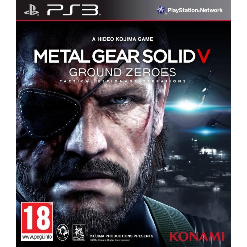 Metal Gear Solid V 5 Ground Zeroes PS3