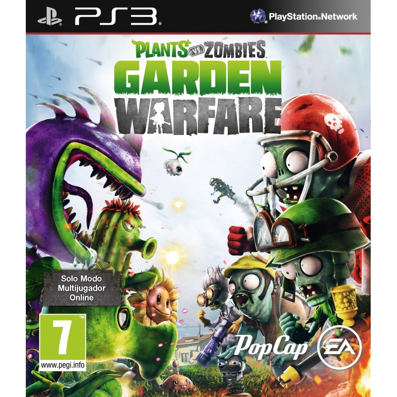 Plants Vs Zombies Garden Warfare PS3