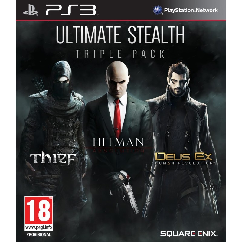 Ultimate Stealth Triple Pack PS3 Thief + Hitman + Deus Ex