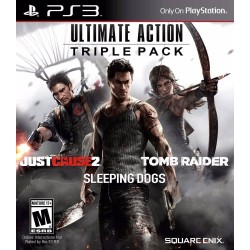 Ultimate Action Triple Pack PS3 Just Cause 2 + Tomb Raider + Sleeping Dogs