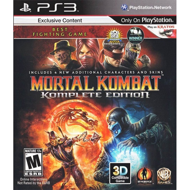 Mortal Kombat 9 Komplete Edition PS3